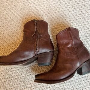 Tecovas Western Daisy Booties